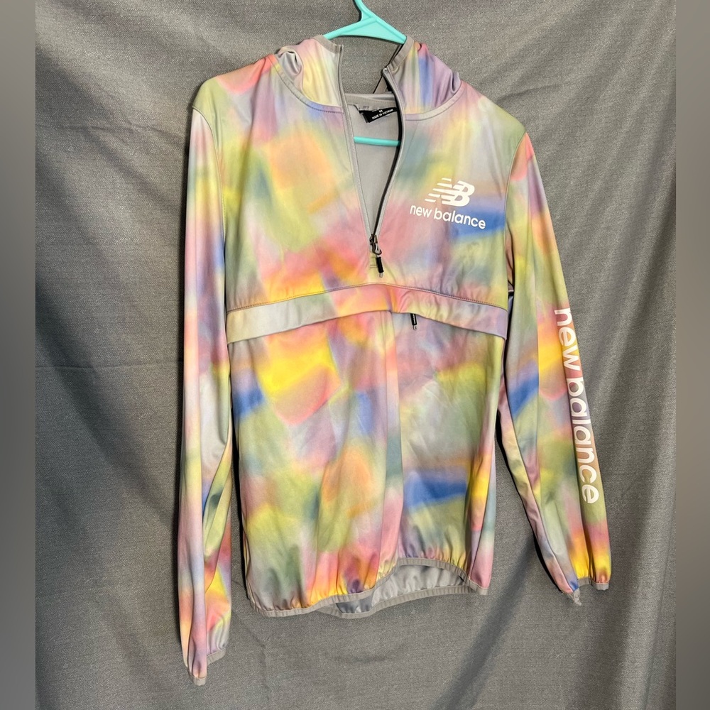 Brand: New Balance, Size: M, Color: Rainbow tie dye.